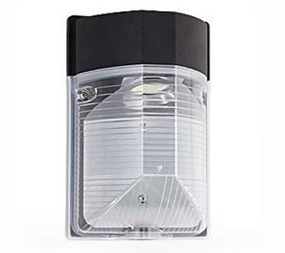 LED Outdoor Mini Wallpack 50MH Equiv With Photocell 4000K 120V 25W LC2 5YR (EQUIV TO 50MH)