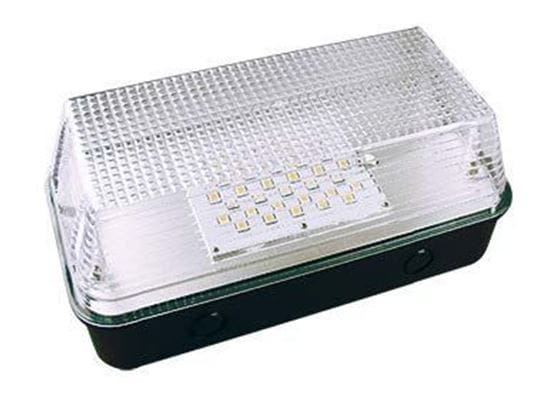 LED Indoor Outdoor Mini Wallpack 35MH Equiv No Photocell 15W 41K