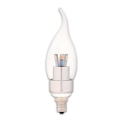 LED Bulbs Decorative Chandelier Flametip 25W Equiv 2700K 3W CL CAN Dimmable