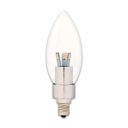 LED Bulbs Decorative Chandelier Teardrop 25W Equiv 2700K 3W CL CAN NON-Dimmable