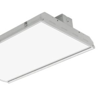 Picture of LED Indoor Highbay Flat 400MH Equiv. Fixture 1X4 223W 5000K Light Commercial 5YR