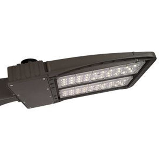 LED Outdoor Hi-Efficiency Shoebox 250MH Equiv 5000K 100W STEALTH TENON 5YR