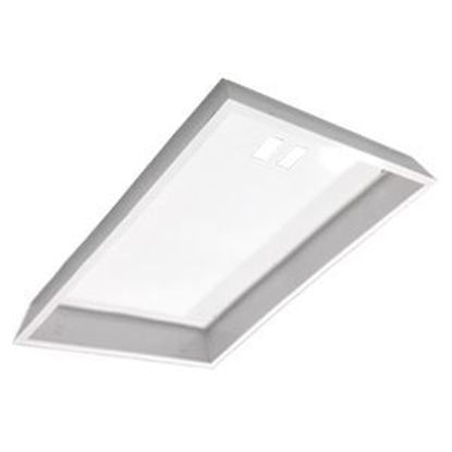 LED Indoor Flat Panel Hanging Systems 2X4 FLUSH MOUNT KIT-WHITE