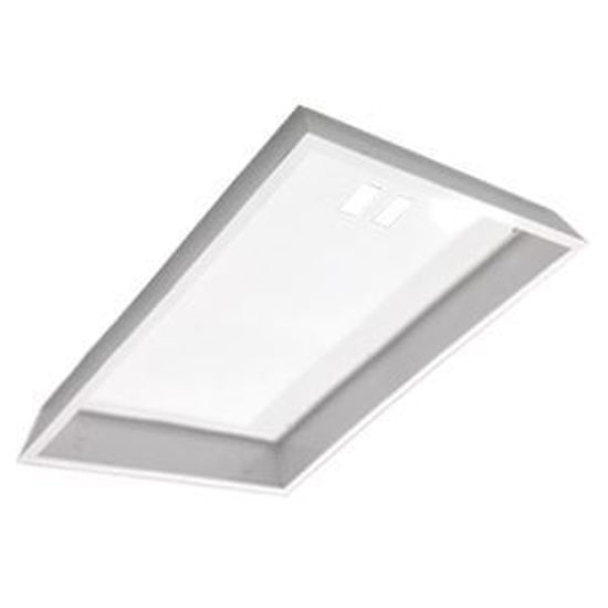 LED Indoor Flat Panel Hanging Systems 2X4 FLUSH MOUNT KIT-WHITE