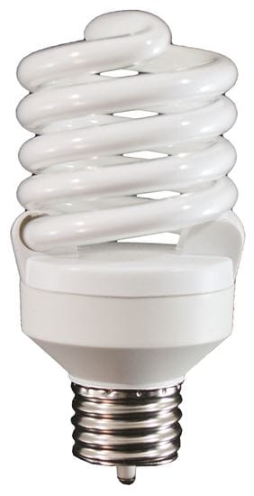 Picture of Light Bulbs Compact Fluorescents Bare Spiral 5 to 26 Watts - T2 13 medium 5000K 13W FULL TWIST AWX8250 36M
