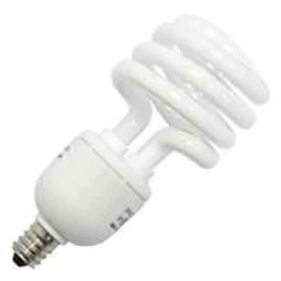 Picture of Light Bulbs Compact Fluorescents Bare Spiral 5 to 26 Watts - T2 Candelabra 5000K 5W MINITWIST AWX8650 CAN 24M