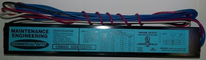 Picture of Fluorescent T8 Ballast 2 or 3 Lamps F32 Instant Start 332IE MV 10THD CEE 3-LAMP