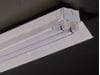 Fluorescent 4' Industrial Fixture 30YR Electronic Instant Start Ballast 2 Lamp F32T8 2-F32 30 YR EC