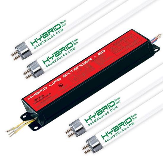 Fluorescent T5 Ballast and Lamp Kit 4 F54 Program Start 4-F54T5HO VLX9155TC+BAL