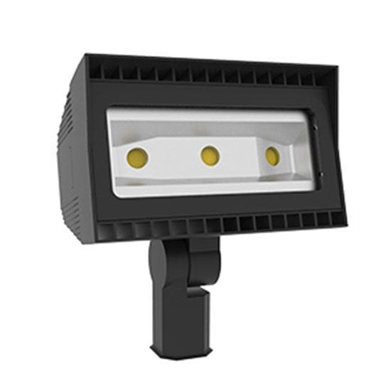 LED Outdoor Area Floods 2-3/8 INCH TENON SLIPFITTER Mount 80W FLOOD 4K 100-277V non-dimmable 5YR