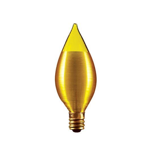 Light Bulbs Incandescents Decoratives C9 1 2 15 Watt Replacement Frost Candelabra 15C91 DECO CAN 12ML