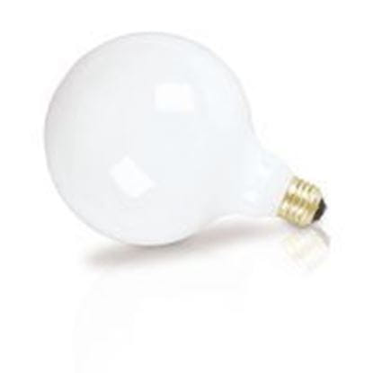 Light Bulbs Incandescents Decoratives G40 100 Watt Replacement White medium 100G40 WHT 12MW