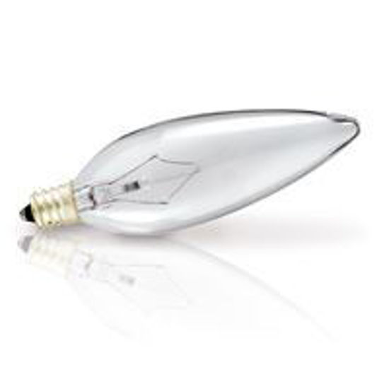 Light Bulbs Incandescents Decoratives TD10 60 Watt Replacement Clear Candelabra 60TD10 CL CAN KR 15ML