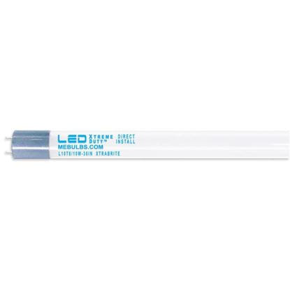 Picture of LED Bulbs Tubes - Replace Fluorescent 2FT T8 Direct Install Glass 5000K L8T8 8W AWX8350 DI 8YR