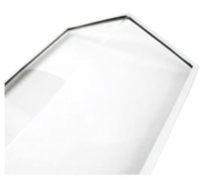 Picture of 4 Lamp Lens Kit Frame for FHB544 F54T5 HO FPH544 4-LAMP T5HO PENTAGON HIGHBAY FLUORESCENT (CLEAR)