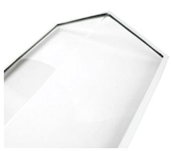 4 Lamp Lens Kit Frame for FHB544 F54T5 HO FPH544 4-LAMP T5HO PENTAGON HIGHBAY FLUORESCENT (CLEAR)