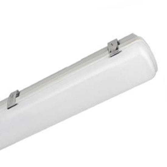 LED Indoor Outdoor Vapor Tight 4 Foot 5000K 65W W.STAINLESS STEEL CLIPS LT.COMMERCIAL 5YR