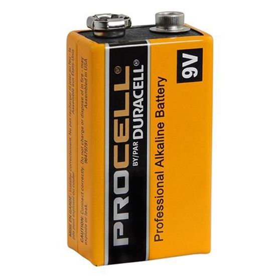 Picture of 9V ProCell Alkaline Professional-Grade Battery (by Duracell)                                                                                          