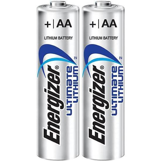 Picture of Energizer L91 AA Lithium Iron Sulfate Battery 2-pack (non-rechargeable)                                                                               