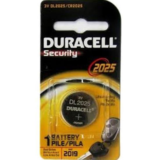 Picture of 2025 Battery 3v Lithium Coin Cell by Duracell (DL2025)                                                                                                