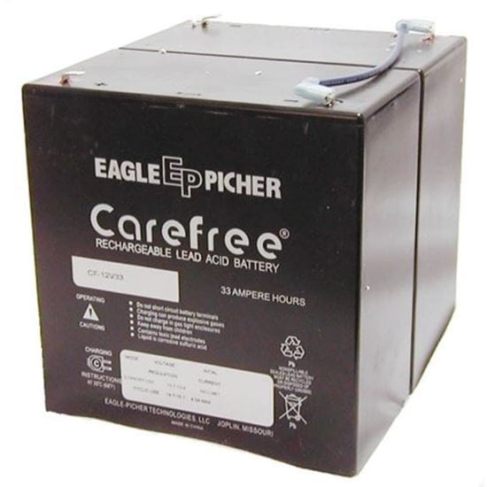 Picture of CF-12V33/C Sealed Lead Acid Battery 12.0v 33.0Ah (replaces Simplex 112-053)                                                                           