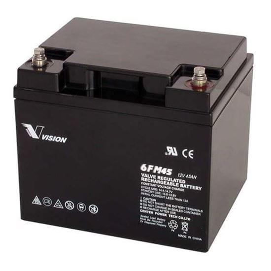 6FM45D-X Battery 12V 45Ah Sealed Deep Cycle                                                                                                           