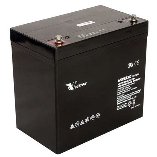 Picture of 6FM55SGT-DX Deep Cycle Battery 12.0v 55.0Ah DEEP CYCLE Sealed Lead Acid                                                                               