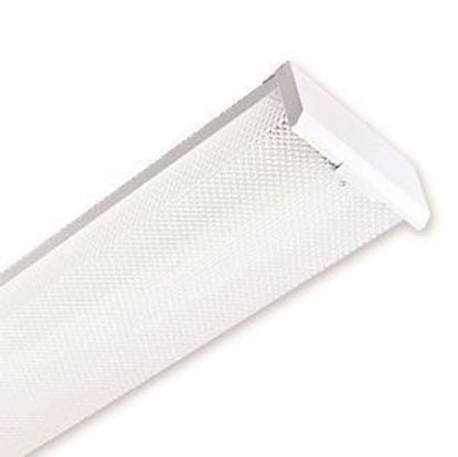 48" WRAPAROUND FOR 2 - T8 LED BYPASS FIXTURE (No ballast, LED-Bypass lamps not included)