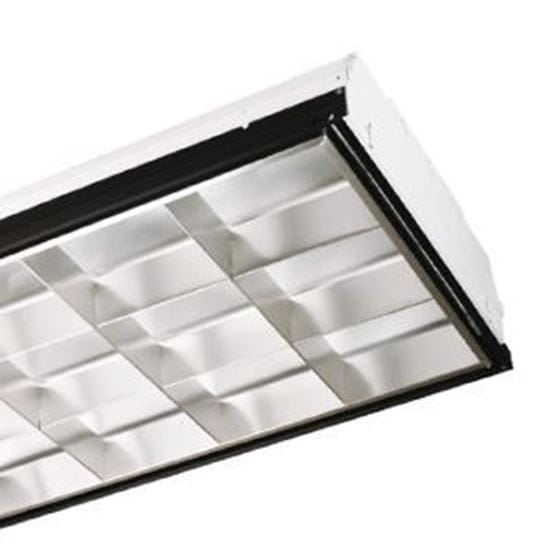 Picture of 2X4 PARACUBE 18-CELL FOR 3 - T8 LED-BYPASS FIXTURE (No ballast, LED-Bypass lamps not included)