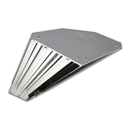 PENTAGON FOR 8-T8 LED-BYPASS FIXTURE (no ballast, no lens, lamps not included)