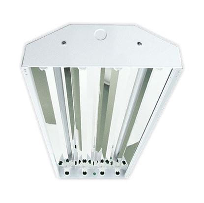 FLAT HIGHBAY FOR 4-T8 LED-BYPASS FIXTURE (No ballast, no lens, LED-Bypass lamps not included)