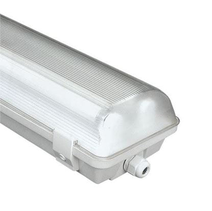 48" VAPORTIGHT FROST FOR 2-T8 LED-BYPASS FIXTURE (No ballast, LED-Bypass lamps not included)