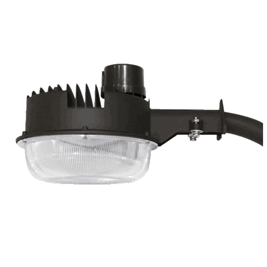 LED 35w Dusk-to-Dawn 4000K for Wall or Pole Mount, Includes Photocell and Mounting Arm 120-277V 5YR