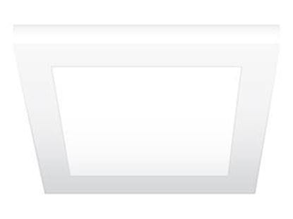 LED Indoor low-profile Light 60W Incand Equiv 10W 5.5IN SQUARE 4000K LT.COMMERCIAL 5YR
