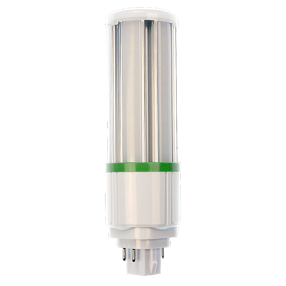 LED Retrofits CFL Plug-In 26W 4-Pin TO 12WT10 360° 5000K G24Q 4PIN 120-277V BYPASS BALLAST 7YR