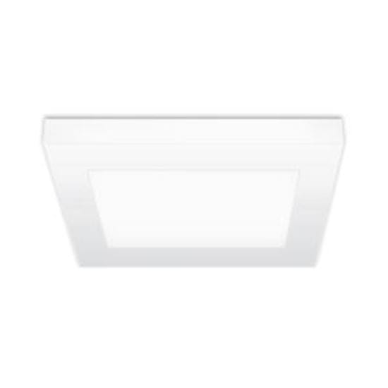LED Indoor low-profile Light 60W Incand Equiv 15W 7 Inch Square 3000K LT.COMMERCIAL 5YR