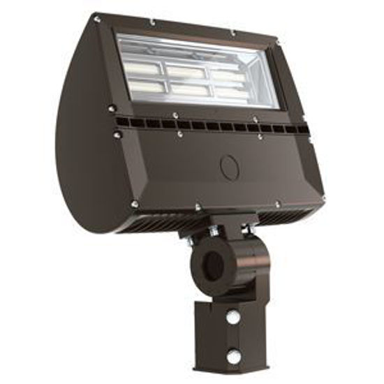 Picture of LED Outdoor Area Floods 2-3/8 INCH TENON SLIPFITTER Mount 150W FLOOD 4K 120-277V non-dimmable 7YR
