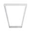2X4 Surface Mounting Kit for LED Flat Panel WHT