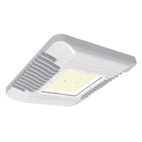 LED Indoor Outdoor LOW-PROFILE Canopy Light 75W 5000K WHT 120-277V Light Commercial 5y