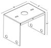 PENDANT MOUNT FOR 105-watt 2-panel Highbays CF8122 AND LF8122