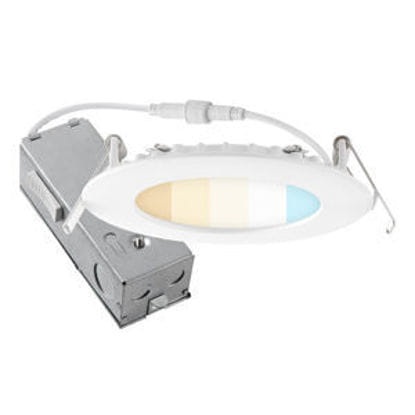 LED Canister Retrofits SLIM Downlights 4 Inch RETROFIT10W COLOR/TONE ADJUSTABLE 5000K-2700K Lt.Commercial 5YR
