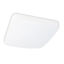 LED Indoor Square Mushroom Ceiling Light 2-75W Incand Equiv 25W 13IN 4000K FIXT XTREME DUTY 7YR