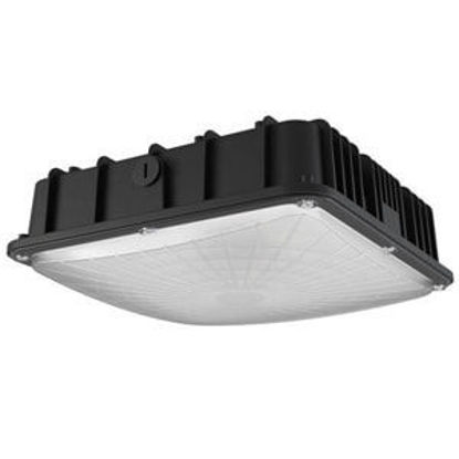 SPEC-SELECT™ LED Indoor Outdoor Canopy/Ceiling Light 20/30/40W 50/40/30K BLK 120-277V Xtreme Duty 7yr