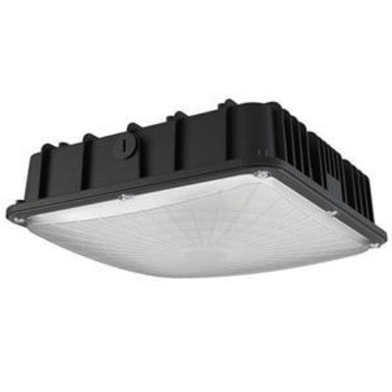 Picture of SPEC-SELECT™ LED Indoor Outdoor Canopy/Ceiling Light 40/50/60W 50/40/30K BLK 120-277V Commercial 5yr