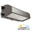 Designer LED Full-Cutoff Wallpack 175MH Equiv 50/40/30K 40/50/60/80W 7YR