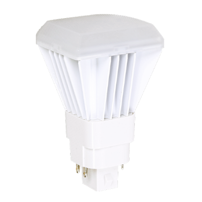 LED-CFL Direct-Install Replaces 26W 4 PIN WITH 9W/3000K/G24Q-4P/VERT/DI/7YR