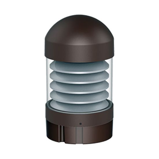 Picture of LED Spec-Select™ Bollard Round/Dome Top/Louver/14-19-24W/30-40-50K/DIMM/120-277V 5Yr