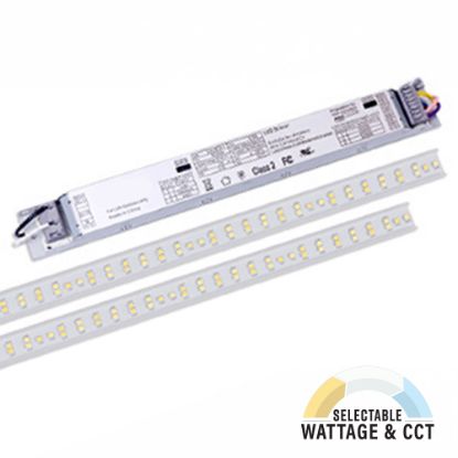 LED SPEC-SELECT™ 4' 2-Lamp Snap & Go™ Magnetic Retrofit 20/30/40W 50/40/35K DIMM 5YR