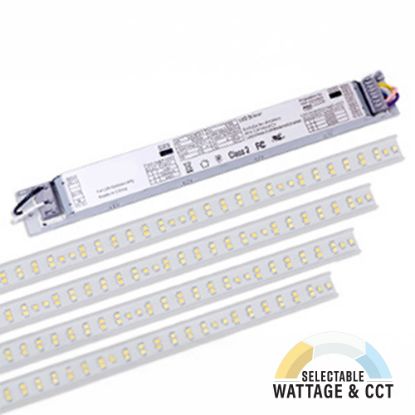 LED SPEC-SELECT™ 4' 4-Lamp Snap & Go™ Magnetic Retrofit 20/30/40W 50/40/35K DIMM 5YR